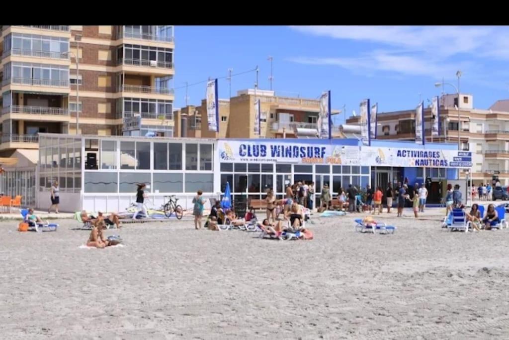 Apartamento Frente Al Mar, Familiar Y Acogedor. Санта-Пола Екстер'єр фото